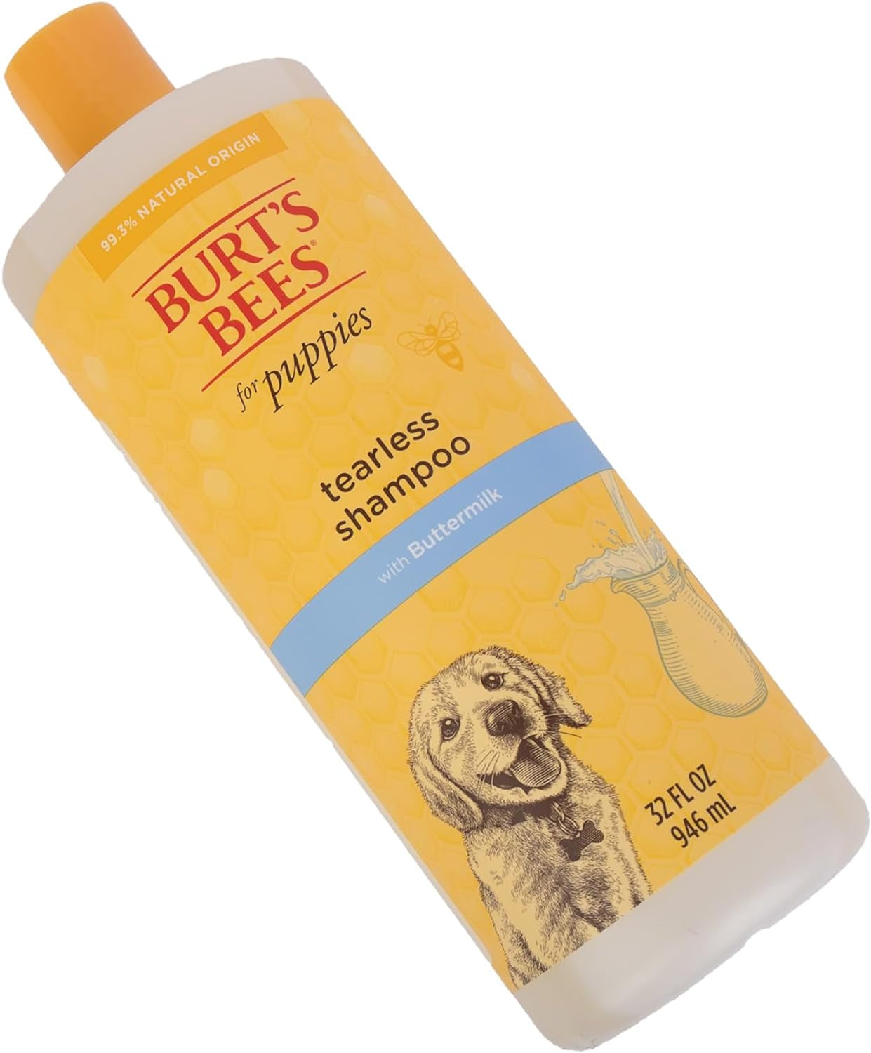 Tearless Puppy Shampoo with Buttermilk - Cruelty Free, Formulated without Sulfates and Parabens, Naturally Derived Shampoo for Dogs, Dog Wash, Dog Soap, Pet Shampoo, 32 Oz