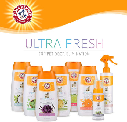 Ultra Fresh Whitening and Brightening Dog Shampoo | Baking Soda Neutralizes Bad Odors | Pet Shampoo in Calming Lavender and Vanilla Scent, 16 Fl Oz